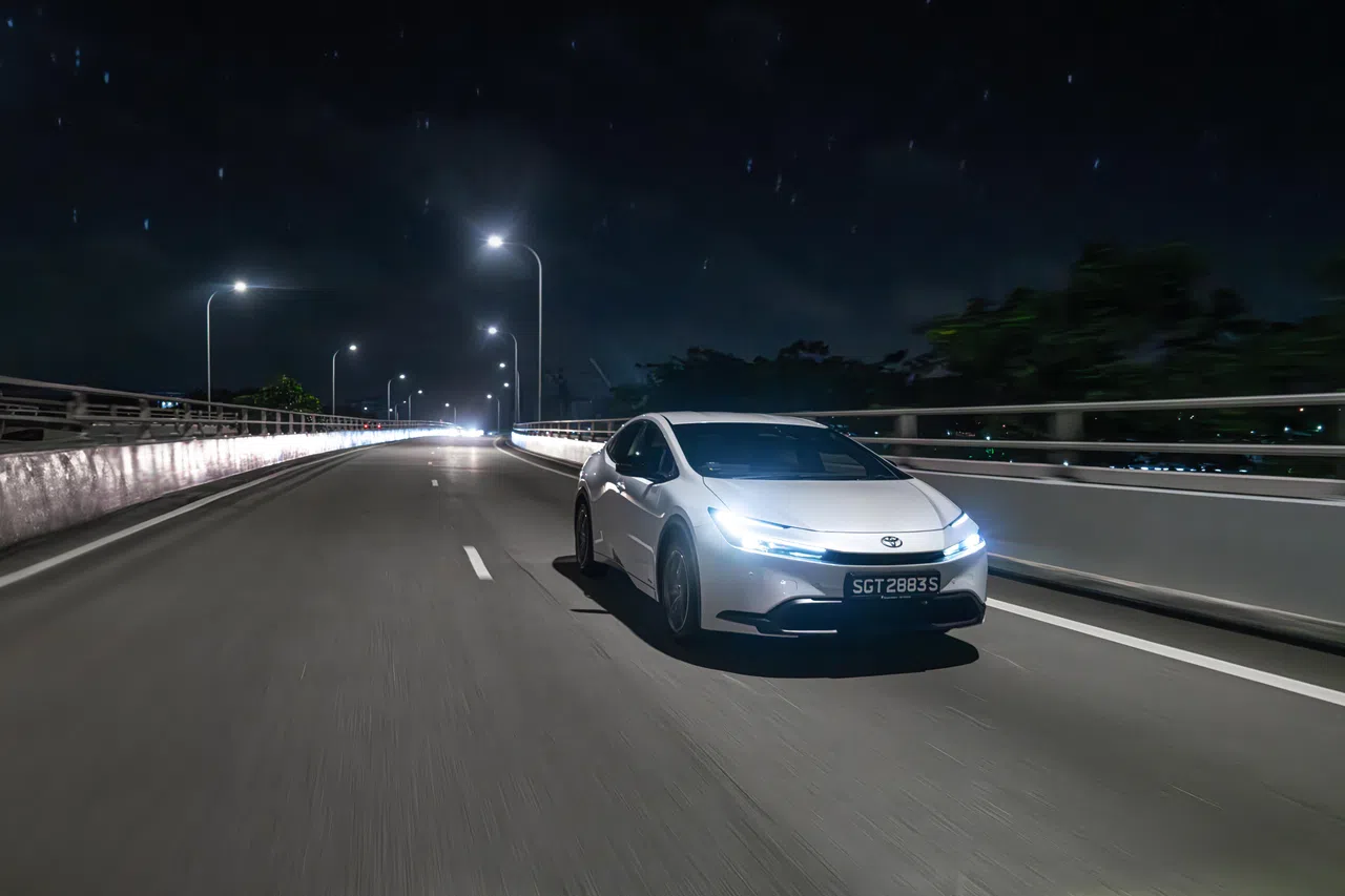 普锐斯在高速巡航时表现尤为出色。（车商提供）