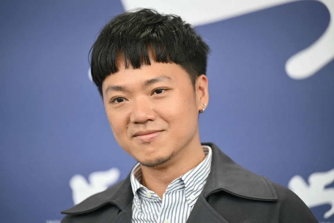 角逐威尼斯影展最高荣誉金狮奖的杨修华，对The Projector突然歇业感到非常伤心。（法新社）