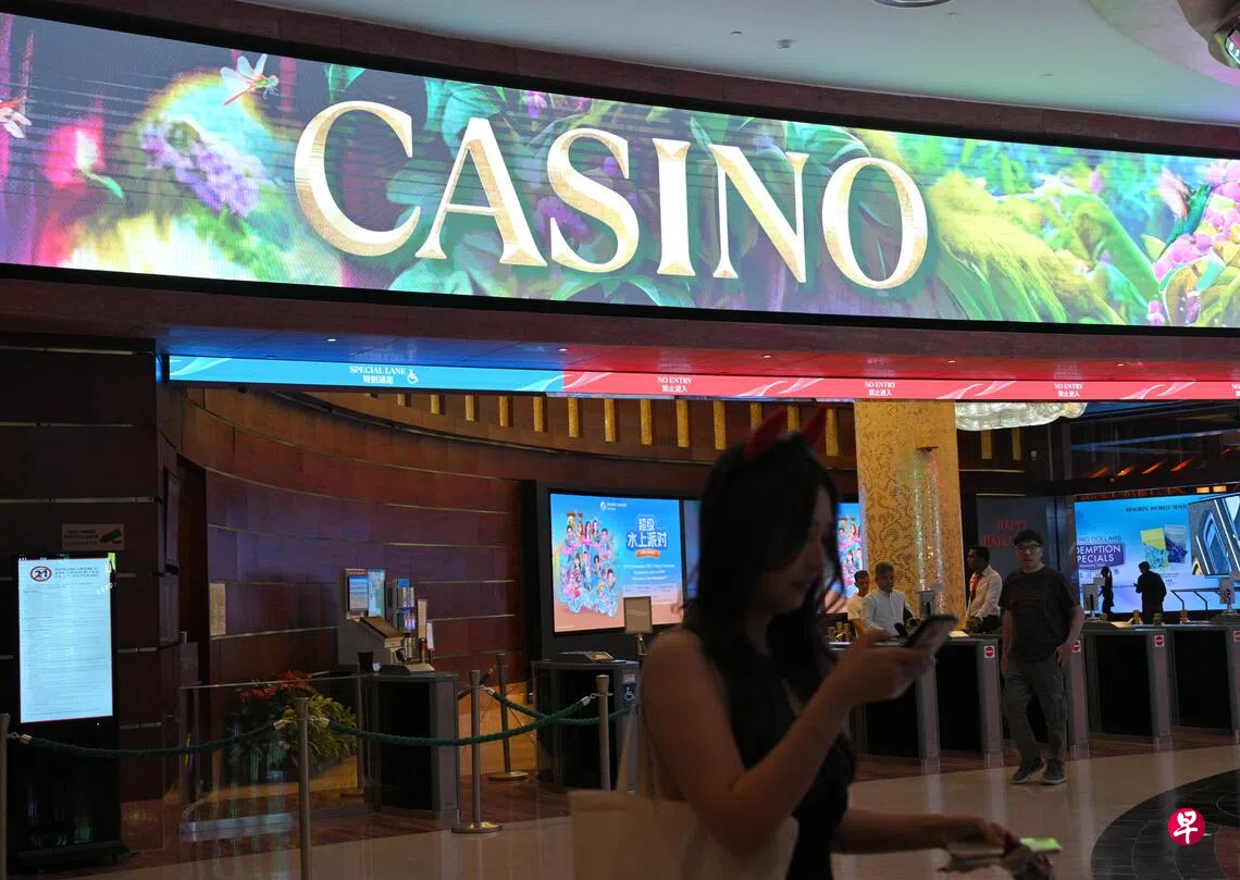 去年140万人光顾赌场同比增11% 外国游客居多| 联合早报