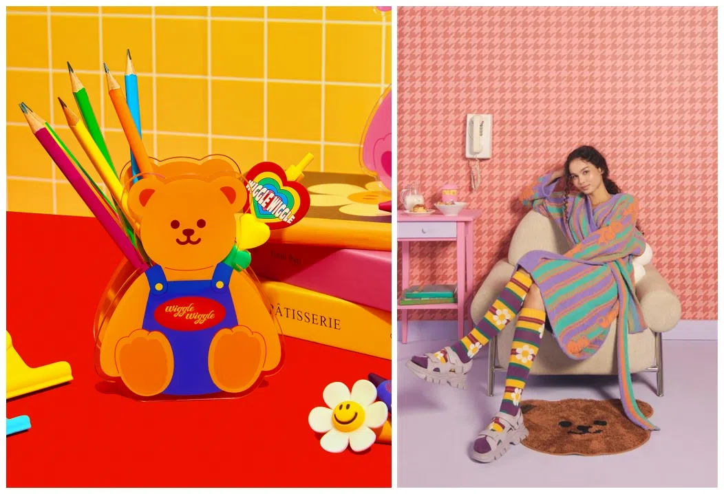 Wiggle Wiggle单品涵盖文具、家居服等，品类齐全。（品牌提供）