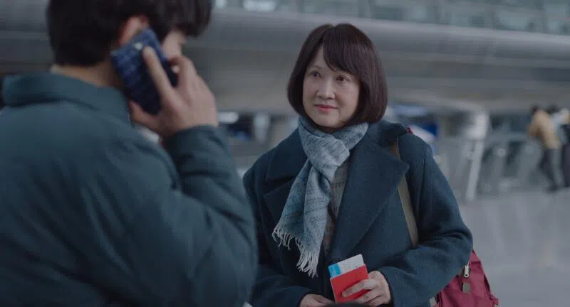 洪慧芳在《花路阿朱妈》饰演跟团到韩国旅行的大婶。（档案照）