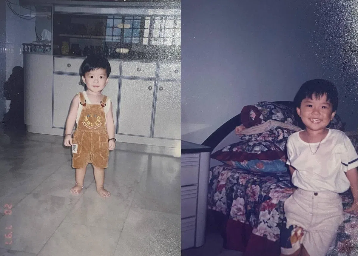 郭坤耀小时候贪玩，鬼点子特别多。（图/郭坤耀）