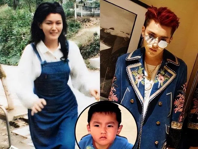 吴亦凡（右、中）坐牢，妈妈为他发文申诉。（互联网）