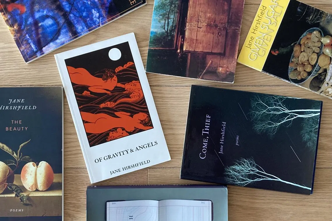 有些书我再也不会翻开，但赫希菲尔的诗集，我还是会不时取出重读。（作者提供）