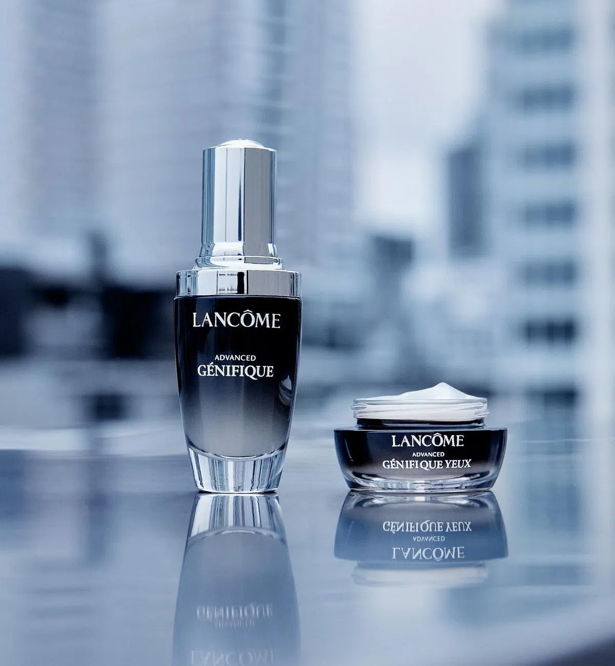 微生态护肤明星单品Lancome Génifique小黑瓶益生菌系列。（主办方及品牌提供）