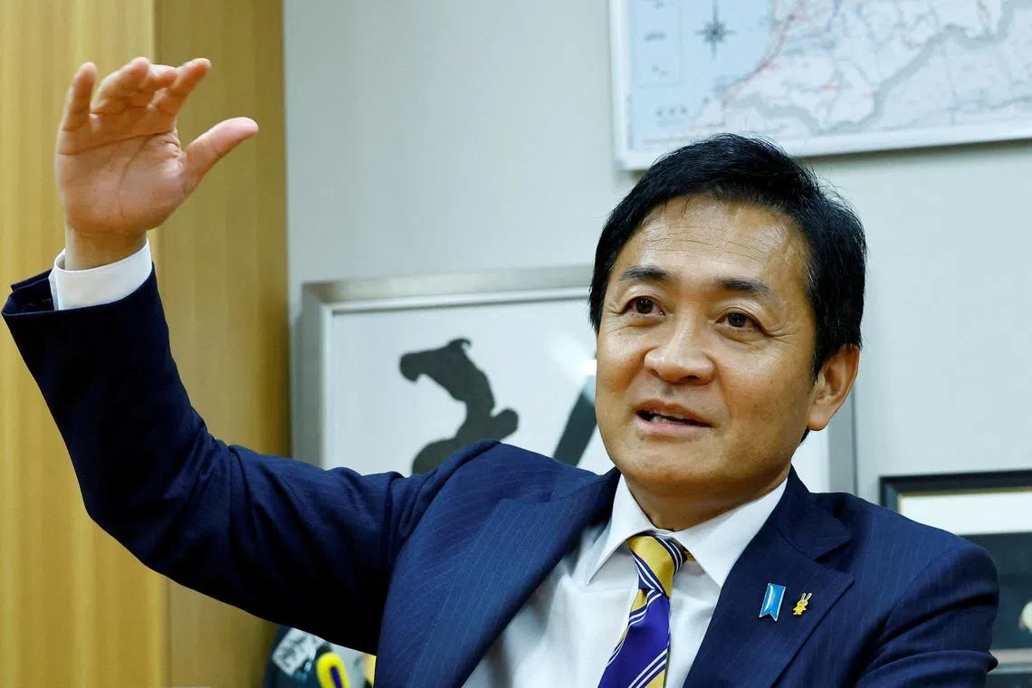 玉木雄一郎（Yuichiro Tamaki，56岁）（路透社档案照）