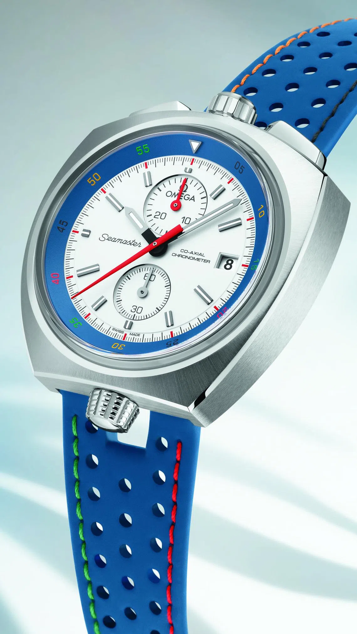 这款造型独特的Seamaster Bullhead“里约 2016”限量版已成为藏家珍品。（欧米茄提供）