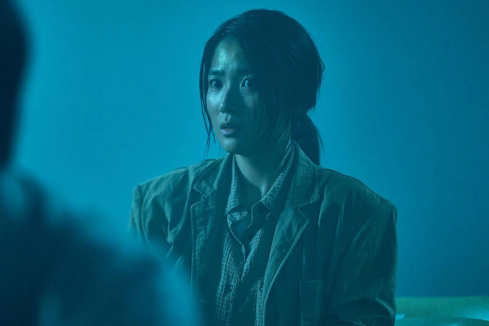 金惠奫在《杀木池：鬼水禁地》第一次演恐怖片。（嘉华院线提供）