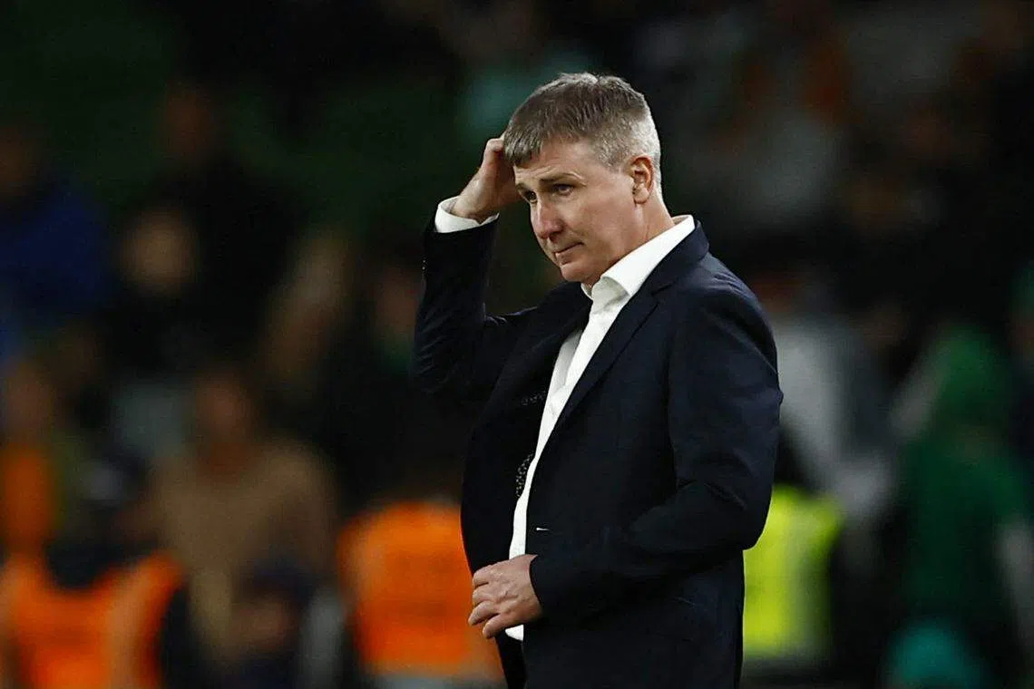 爱尔兰主帅肯尼（图）面对下课危机，苏格兰豪门凯尔特人前主帅伦农是新帅的大热人选。（路透社）