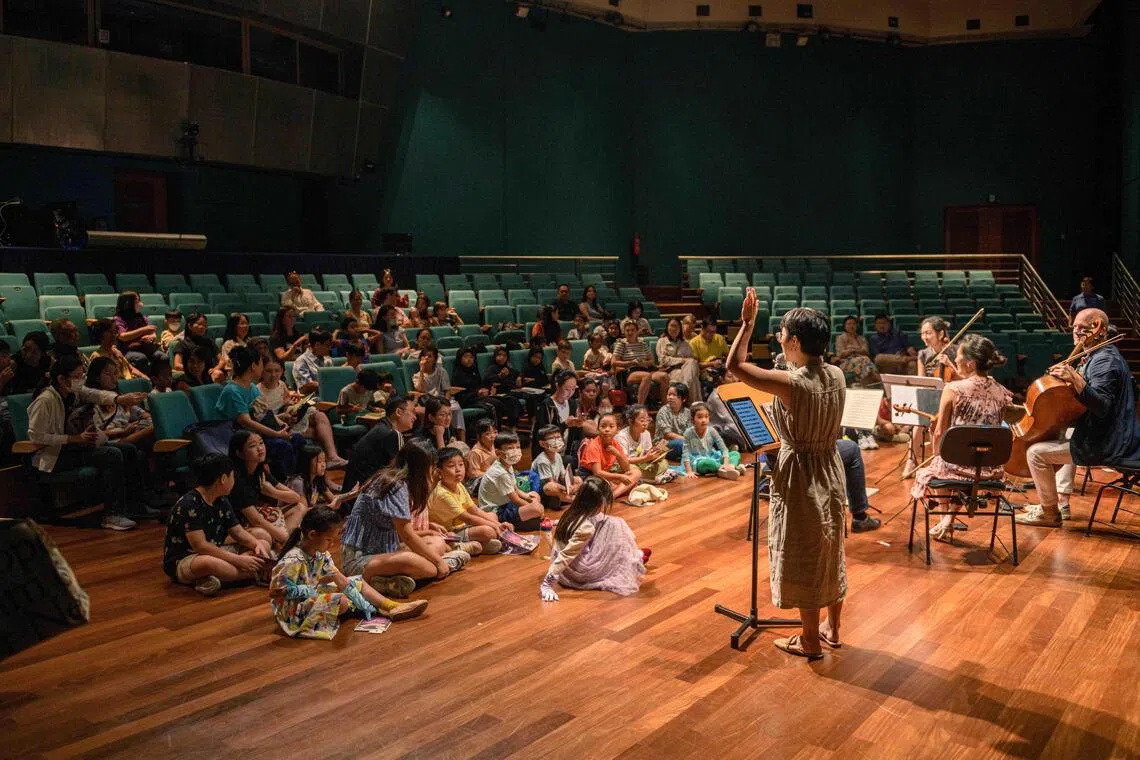 CMAS儿童音乐会为学龄前儿童打开走进古典音乐与艺术的大门。（档案照）