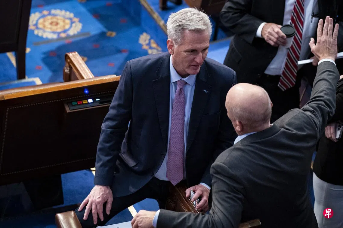 麦卡锡或只须多争取两票就能当选美国众议院议长| 联合早报