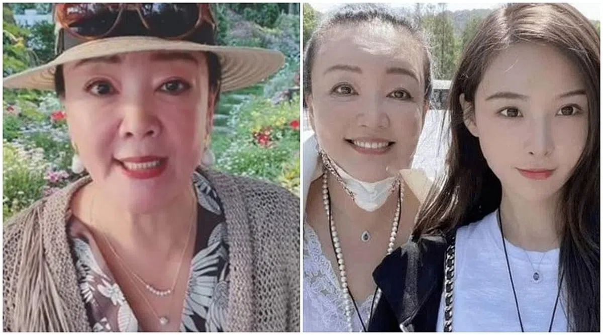 张兰（左）开直播怒斥儿子汪小菲与张颖颖（右图右）的绯闻。（图/互联网）