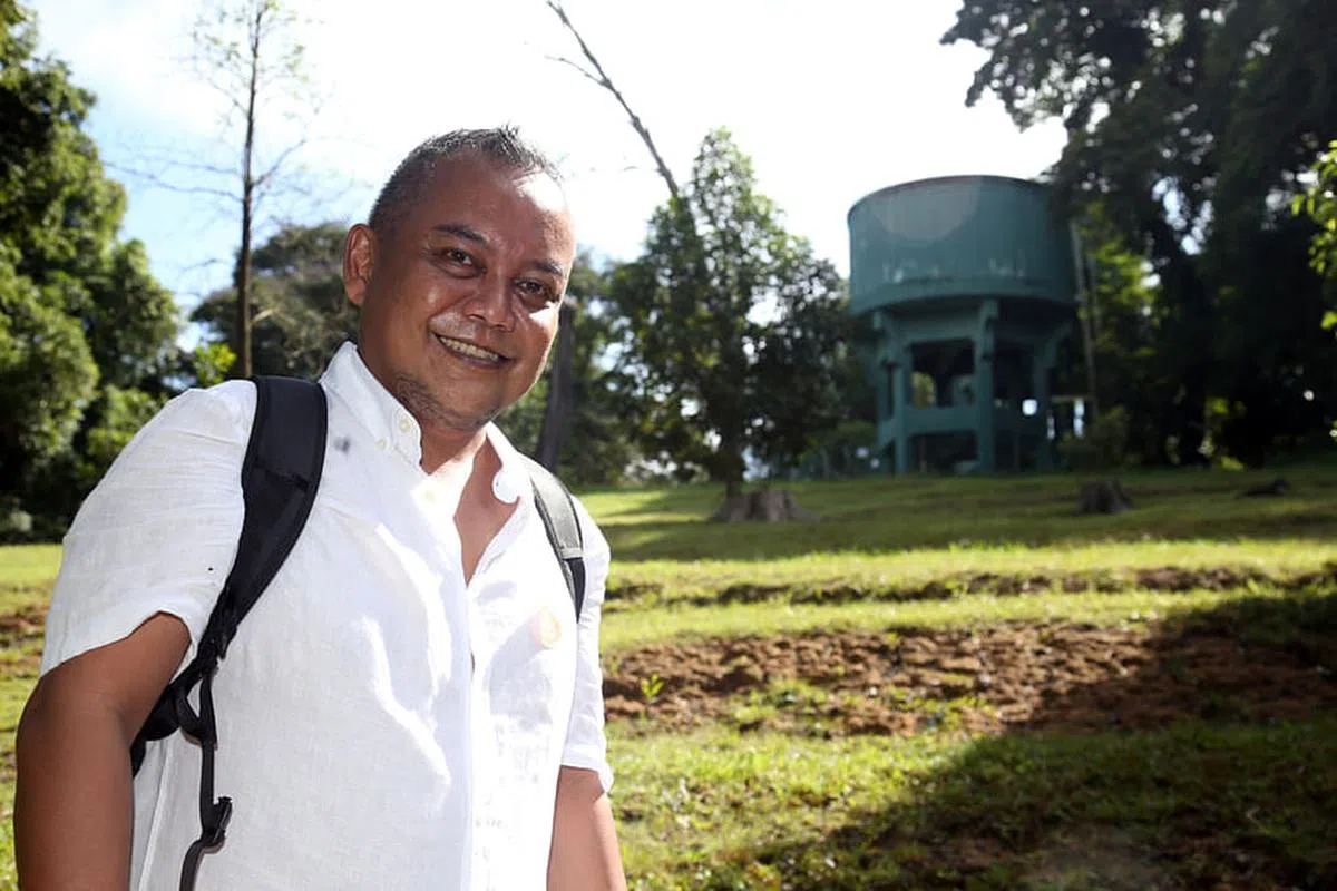 Hamzah Muzaini助理教授说，岛上早期基础建设相当完善，有供应自来水的大型储水塔。