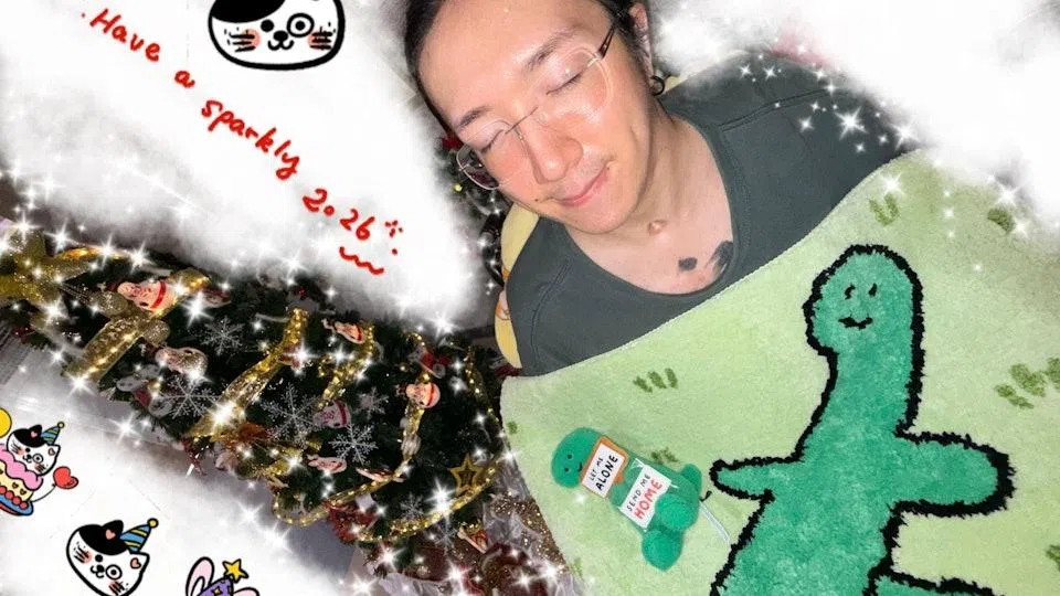 李启言在除夕更新社媒照片。（取自李启言脸书）