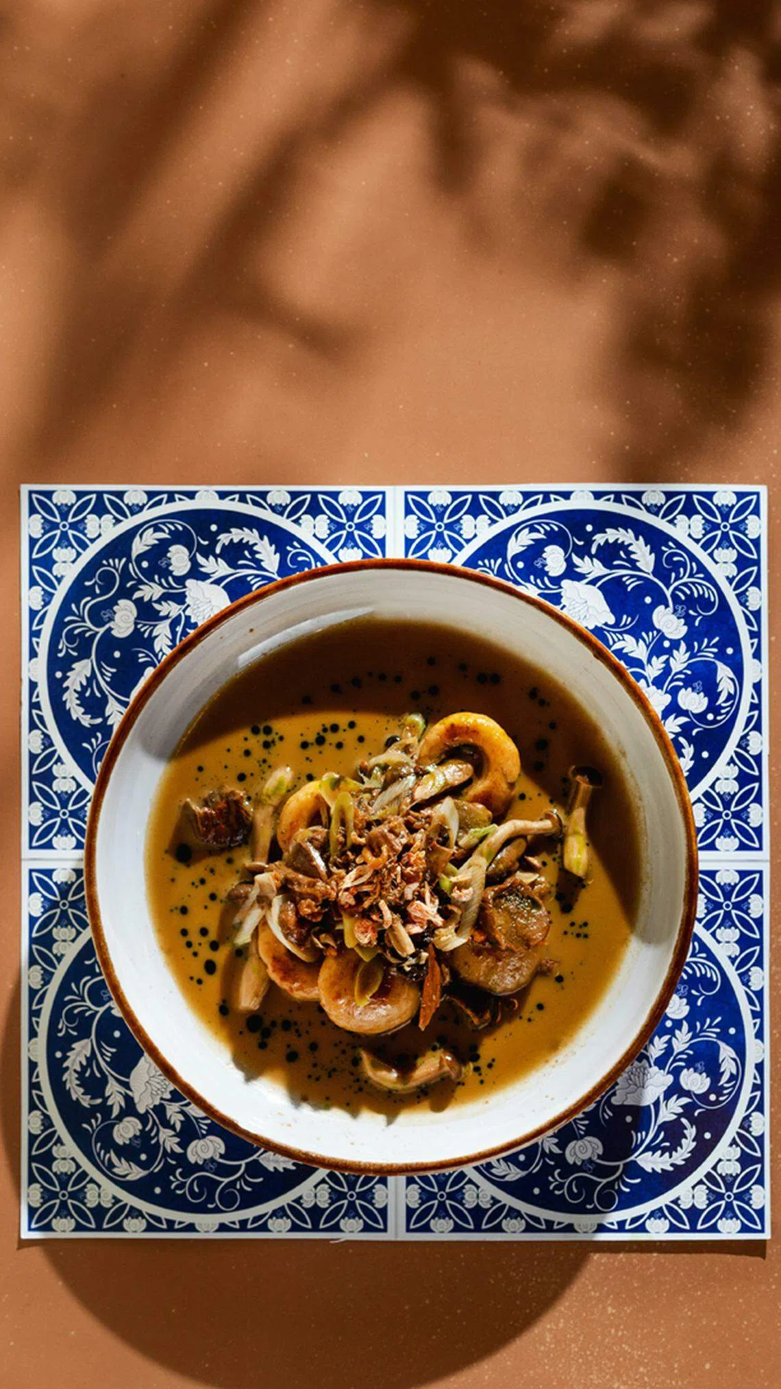 Martin’s Kitchen的意式丸子用芋头制作，形似算盘子。（餐馆提供）