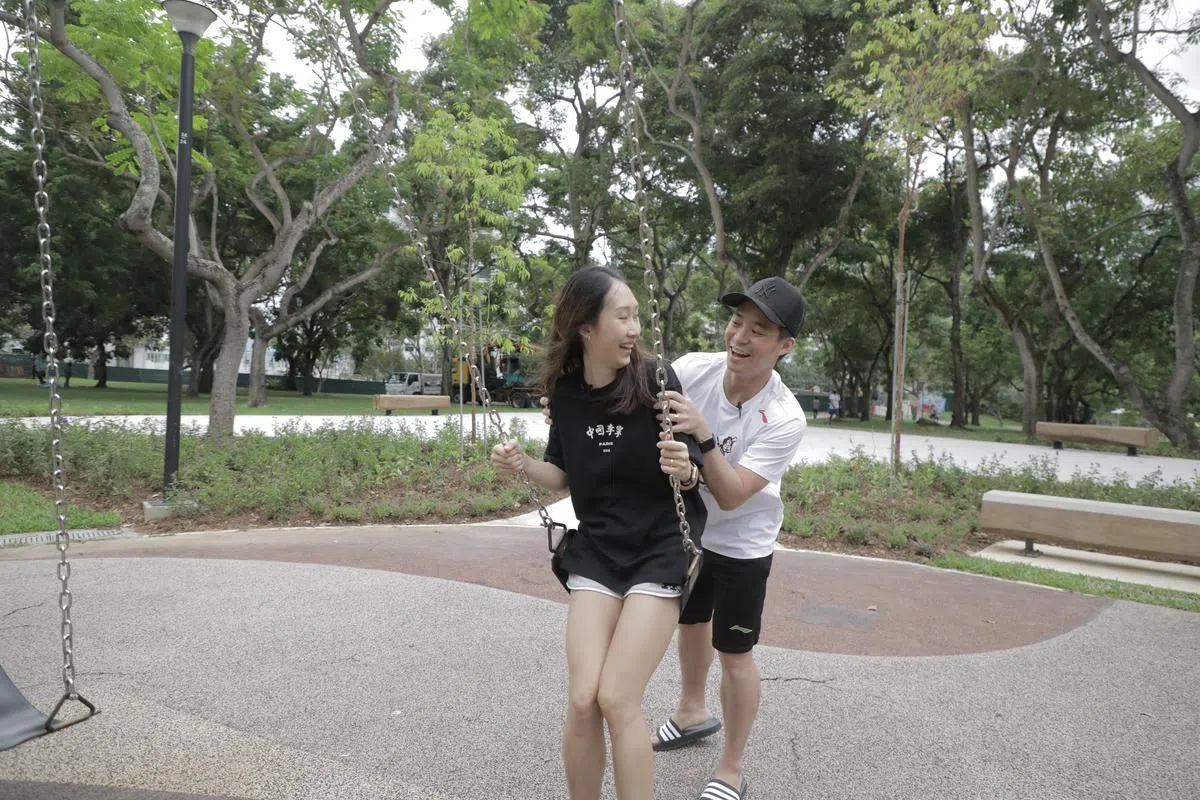 从队友到夫妻，许永凯和陈薇涵互相扶持十多年。（林国明摄）