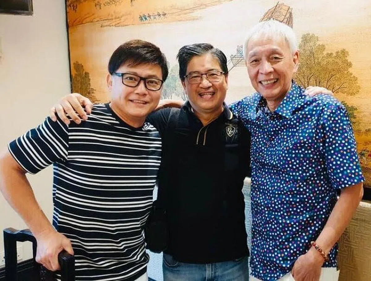 王昱清（左起）、林俊豪与洪国锐。（受访者提供）