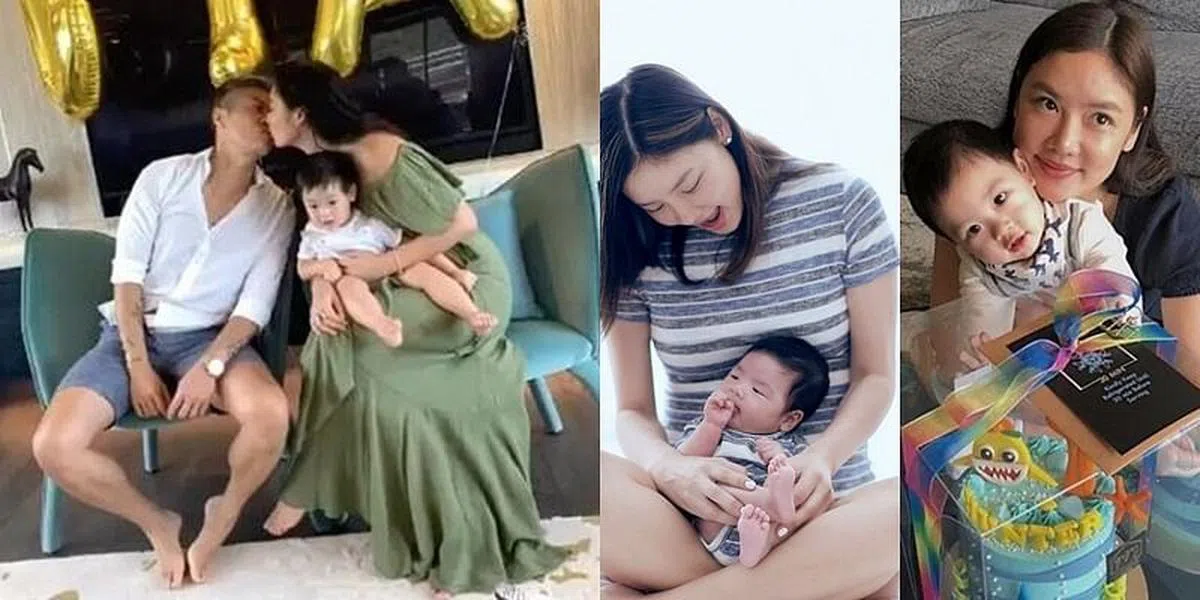 乐基儿再婚后生有一子，右图是最近照。（IG）