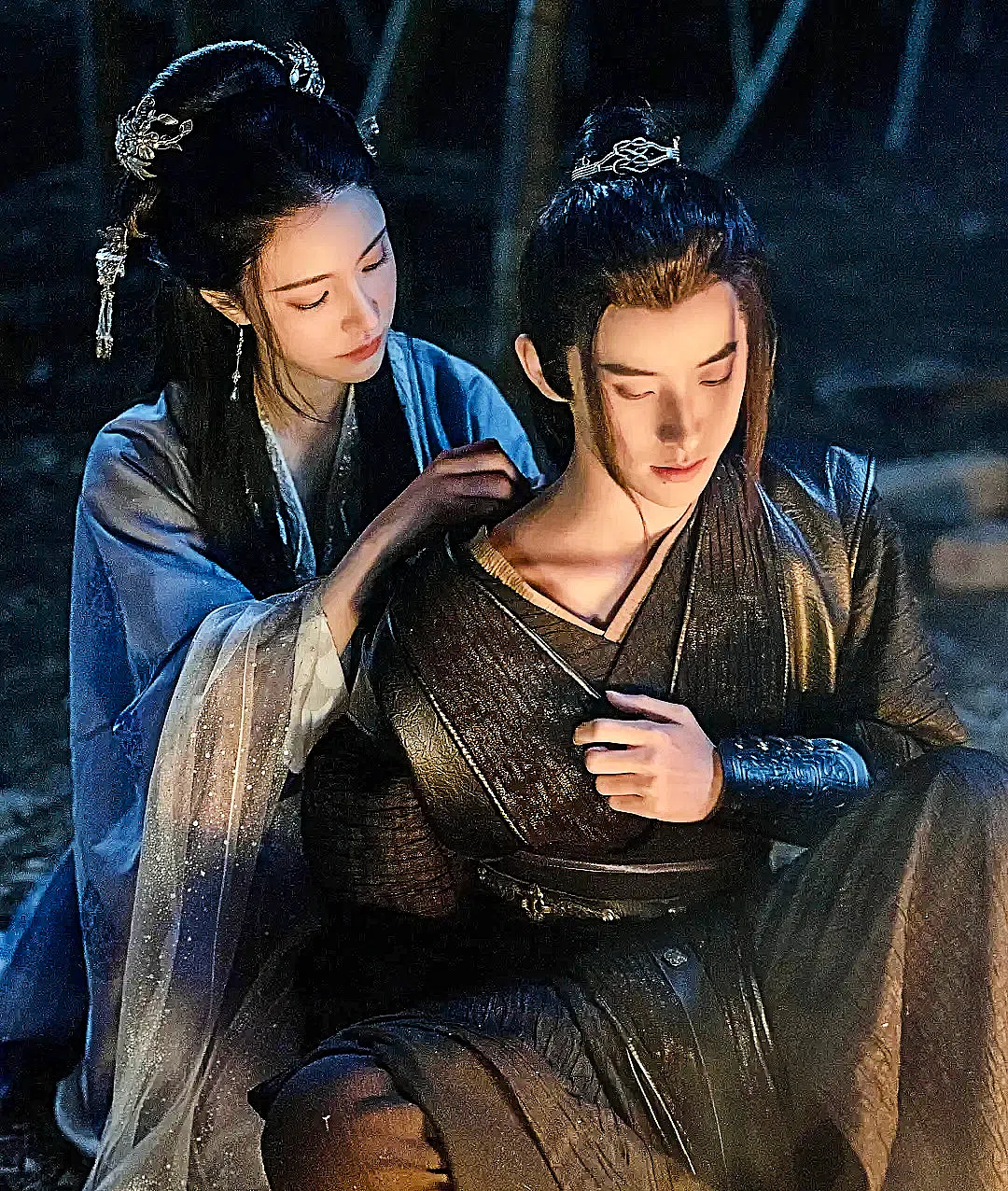 《长公主在上》 男女主角圻夏夏（左）和锦超，无论颜值或演技都不输线上明星。（互联网）