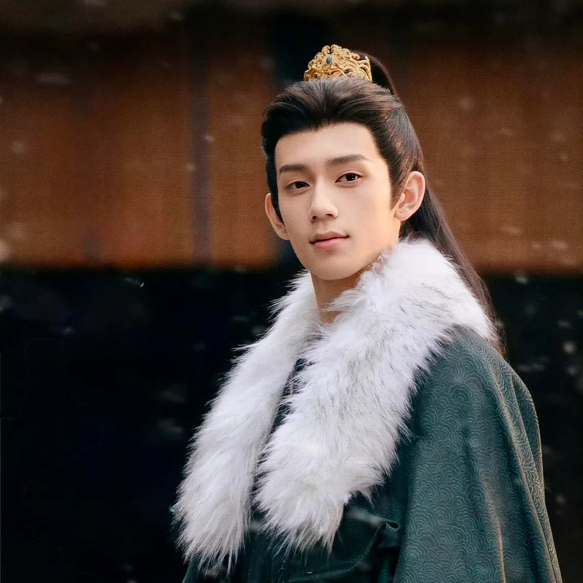 林沐然饰演的长信王世子随元青有血有泪。（取自剧集微博）