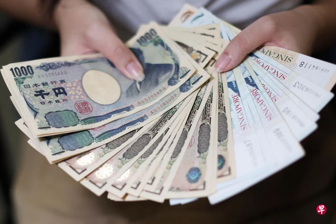 缺乏鹰派信号日元遭抛售新元兑日元一度突破122 | 联合早报
