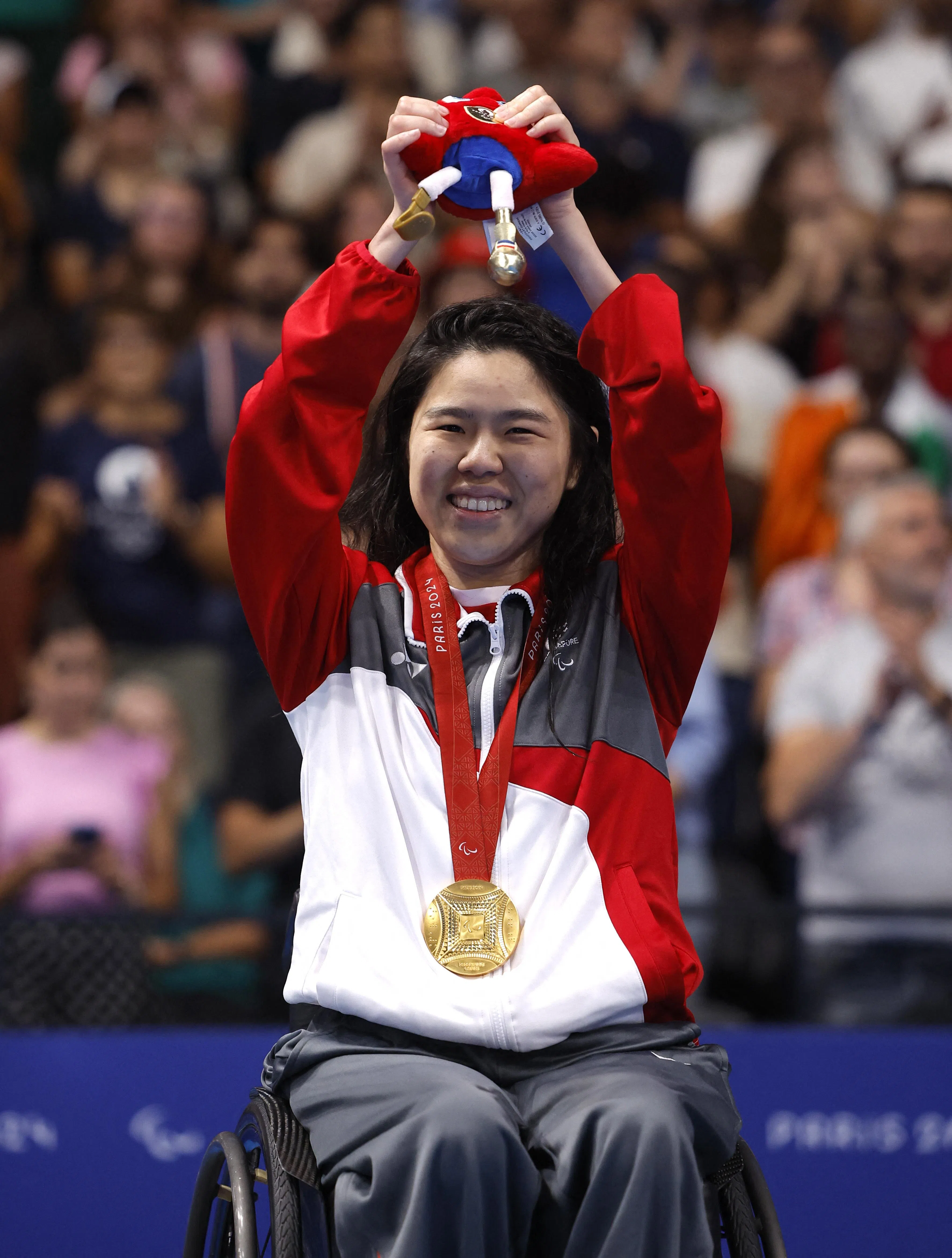 叶品秀斩获了她在历届残奥会上的第六枚金牌。（路透社）