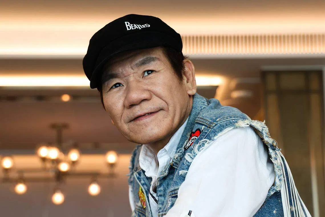 赵传给孩子们选择的自由，但要有认真学习的态度。（蔡家增摄）