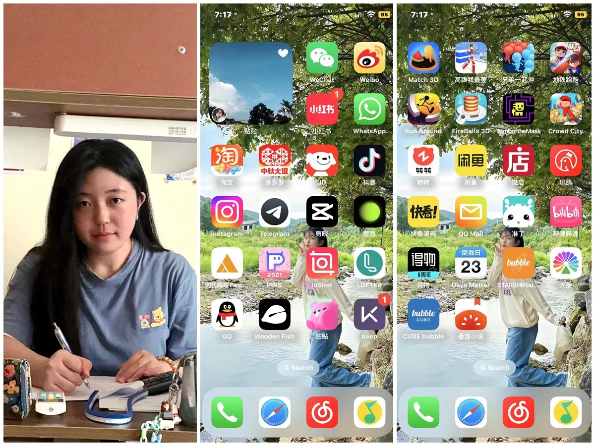 王尧采用的是简便高效式的排列法。（受访者提供）