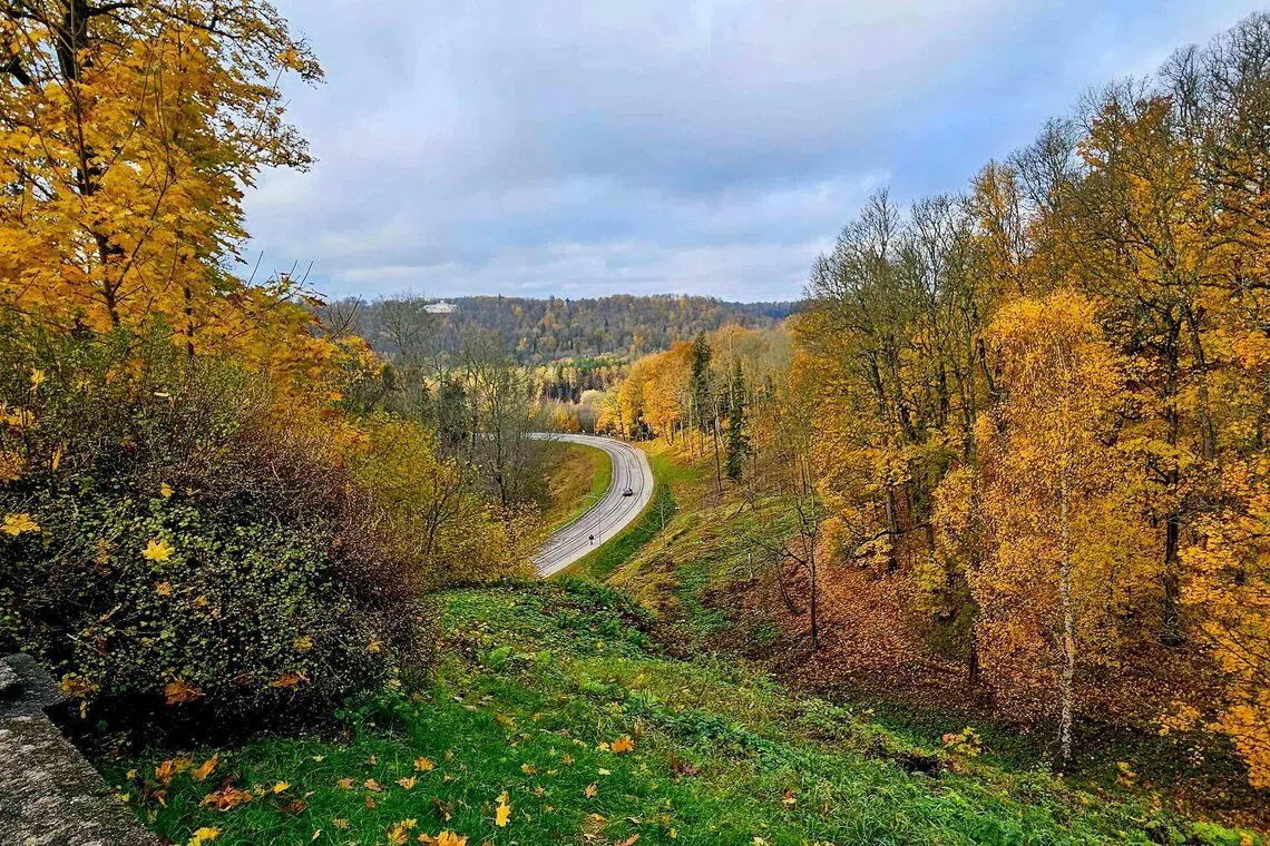 高亚国家公园的绚丽秋色。（客桑摄）