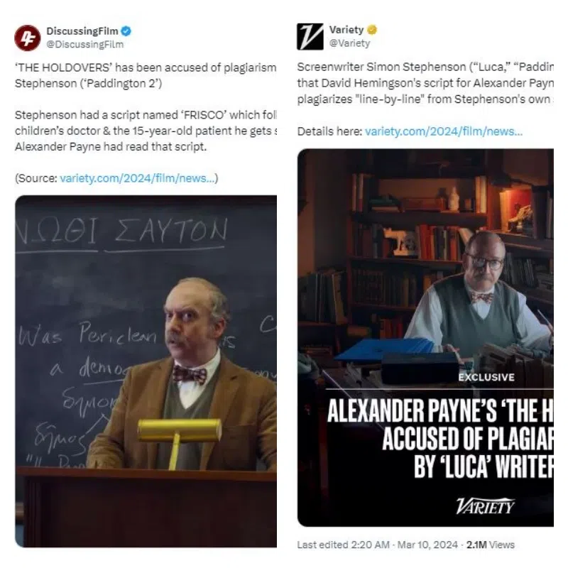 美媒竞相报道关于《留校者联盟》被指抄袭的新闻。（互联网）