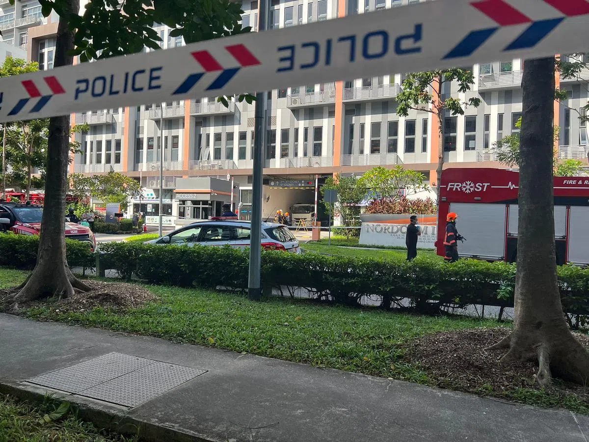 警方也到场支援。（陈靖文摄）