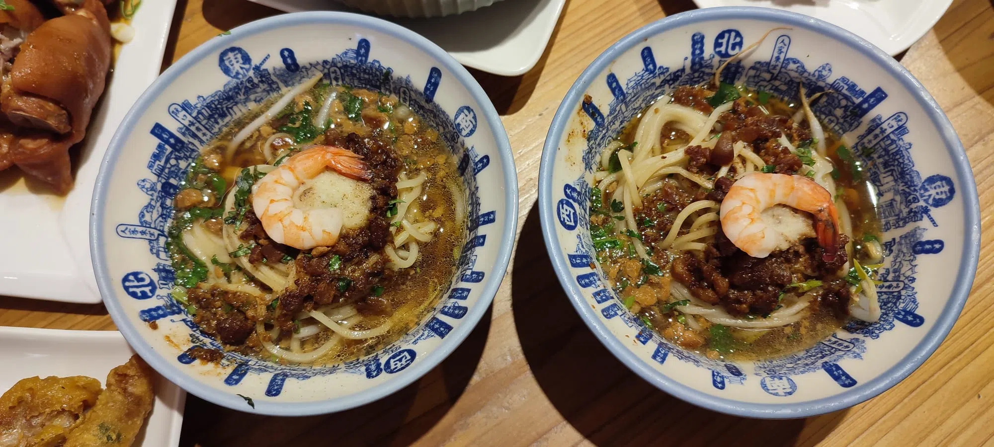 “度小月”的担仔面有故事。（许月英摄）