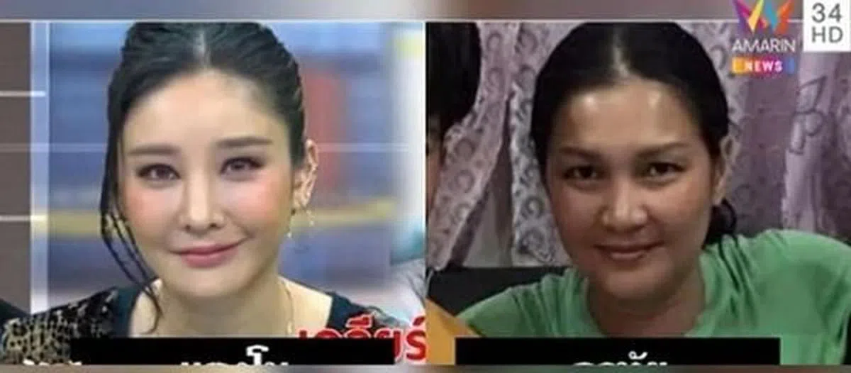 Pairat的另一个女儿（右）被指和Tangmo相当神似。（取自推特）