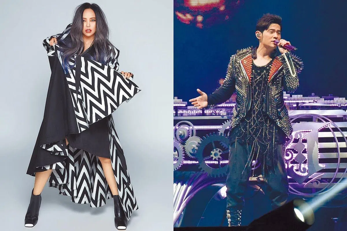 阿妹（左）和周董决定退出本届《好声音》。（互联网）