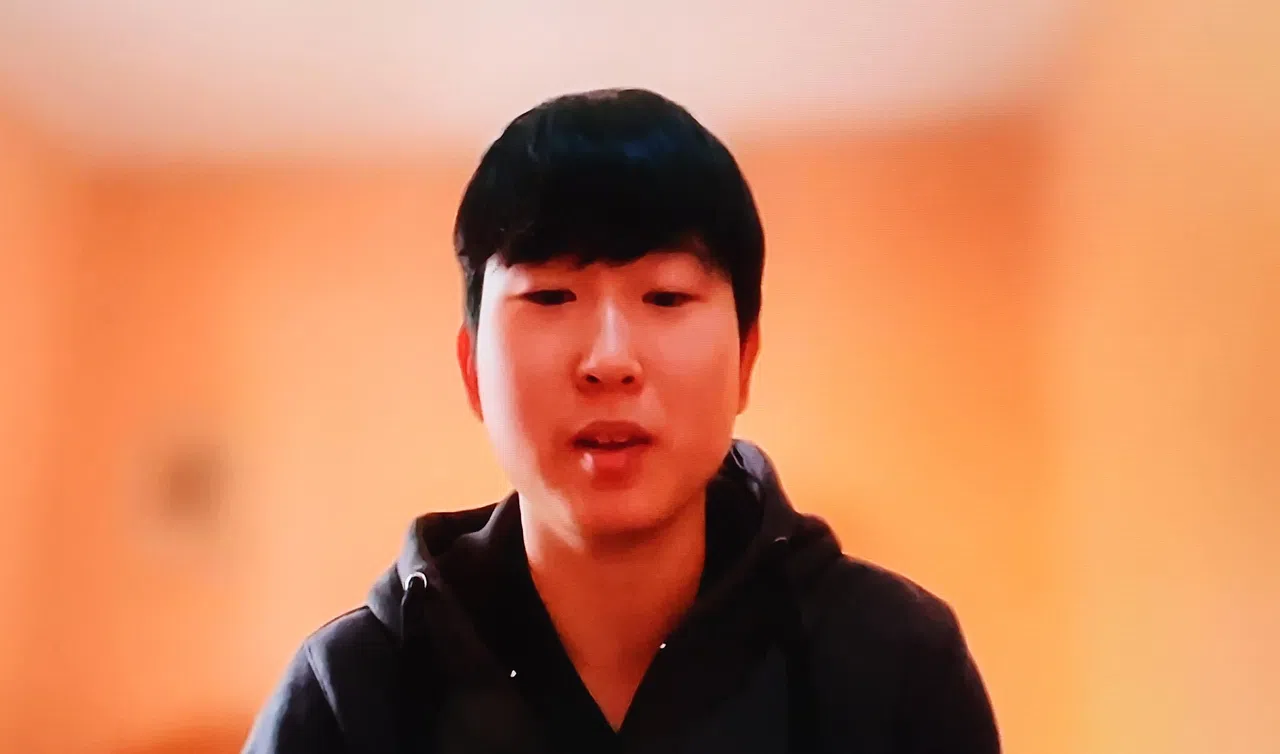 通过视讯参与记者会的周靖祎将在本周完成球会比赛后回到我国，接着和其他队友准备参加WTT球星挑战赛曼谷站。（唐家鸿摄）