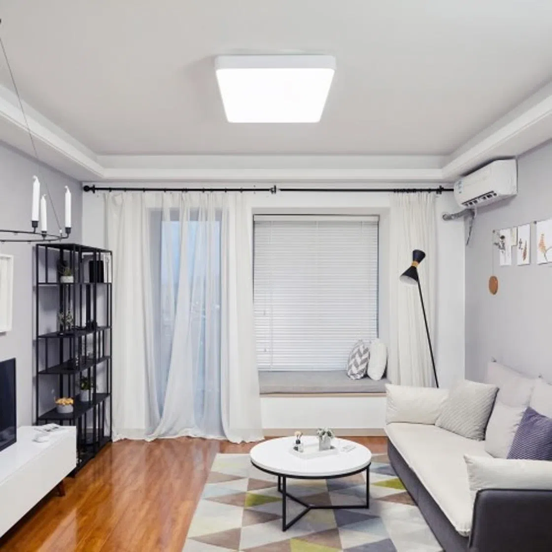 Yeelight Decora吸顶灯可覆盖20至35平方米空间。（商家提供）