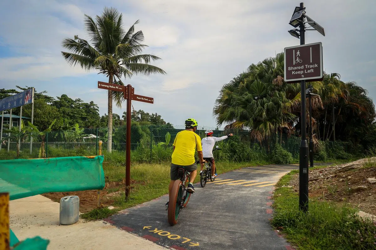 新的公园连道让骑行到巴西立公园更方便安全，即使是夜晚照明也充足，骑士可更放心骑行。（摄影 / 叶振忠）