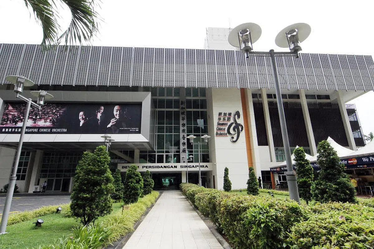 林少伟参与新加坡大会堂设计，建筑已列为国家古迹。（档案照）