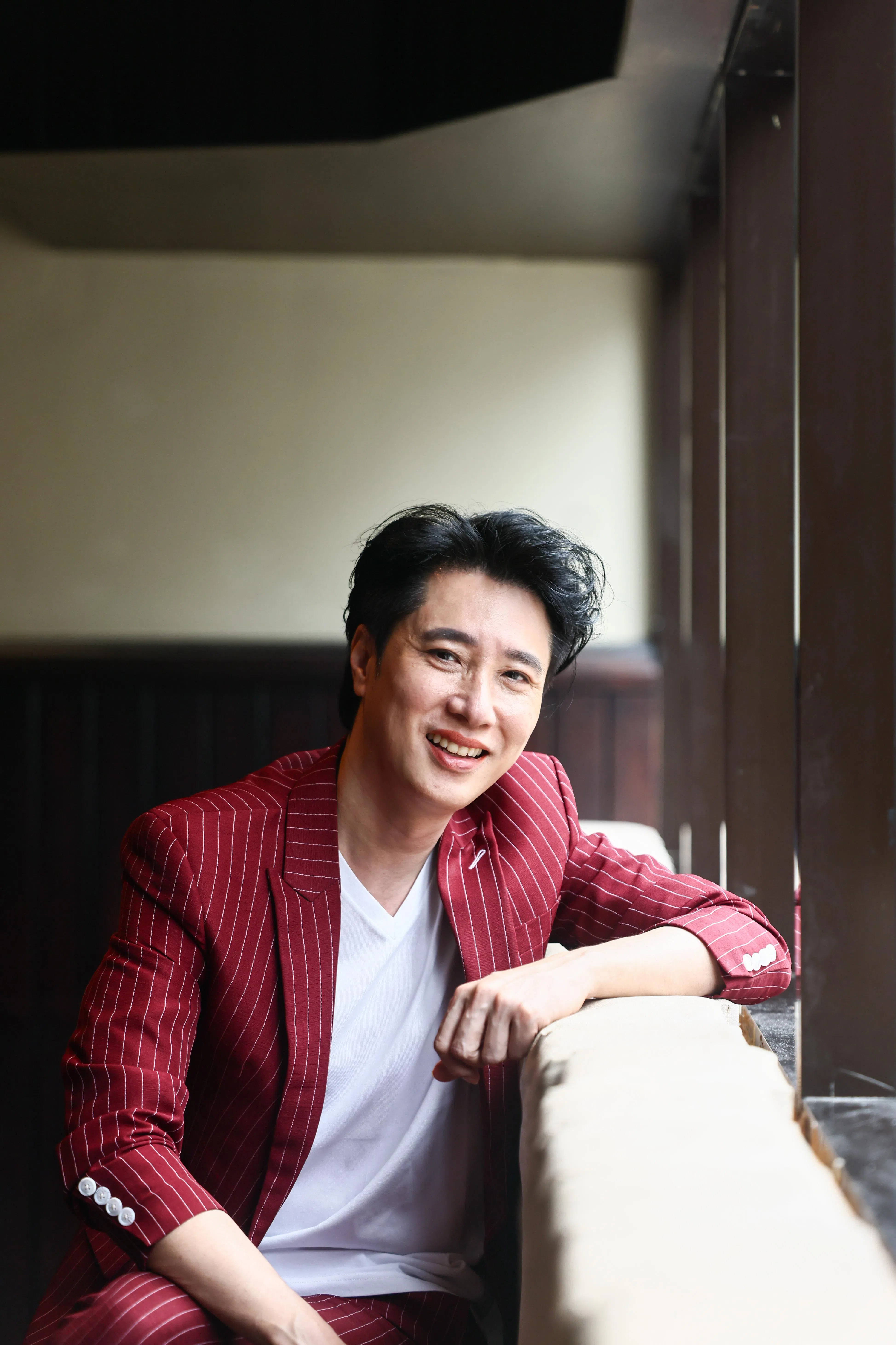 许振荣有拓展华语娱乐领域版图的使命感。（陈渊庄摄）