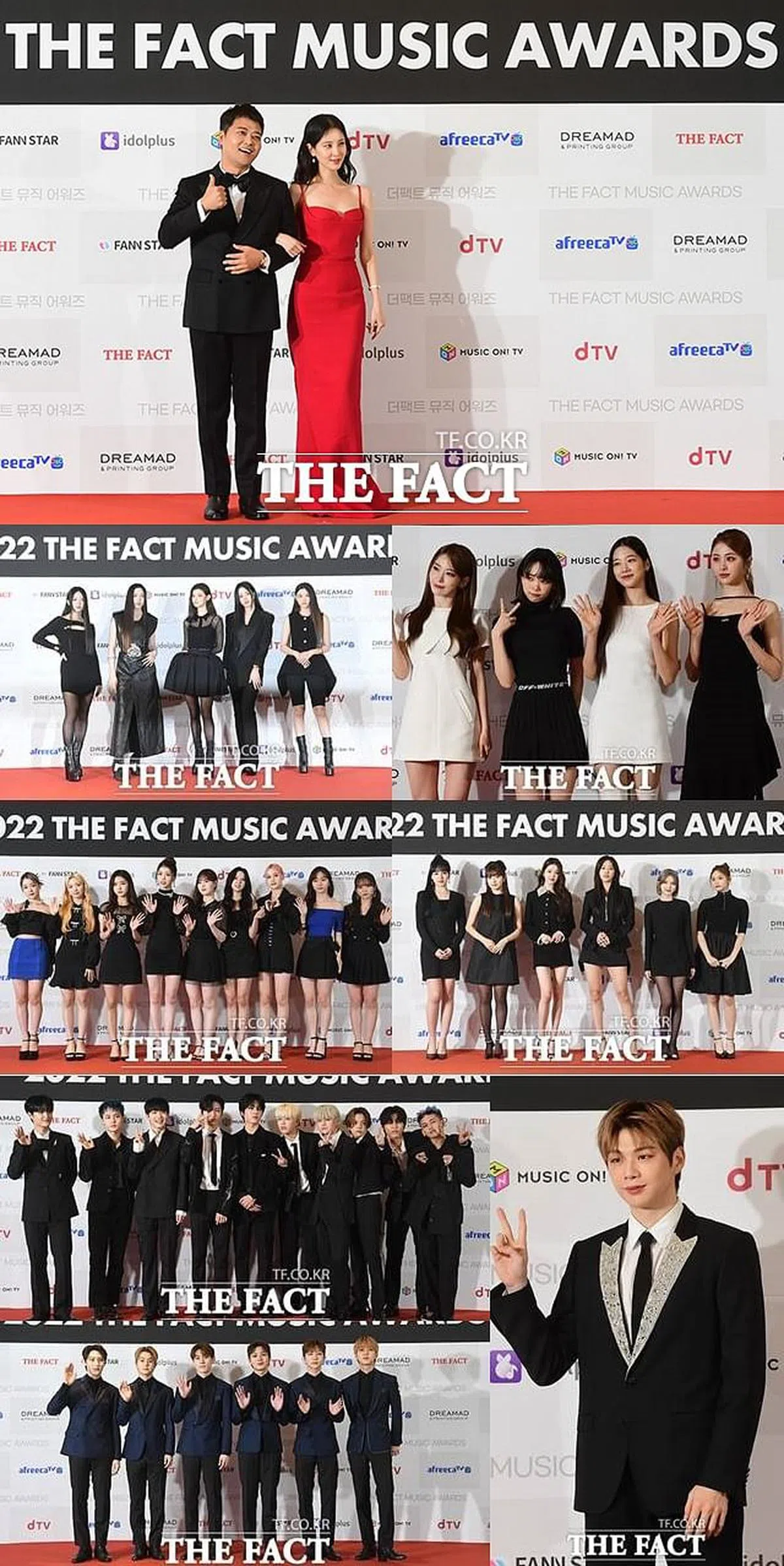 颁奖典礼现场众星云集。（取自THE FACT）