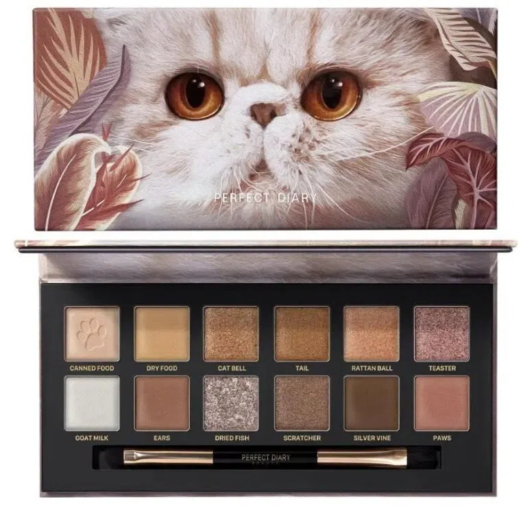 Perfect Diary 12 Colors Eyeshadow Palette眼影盘（Lazada提供）