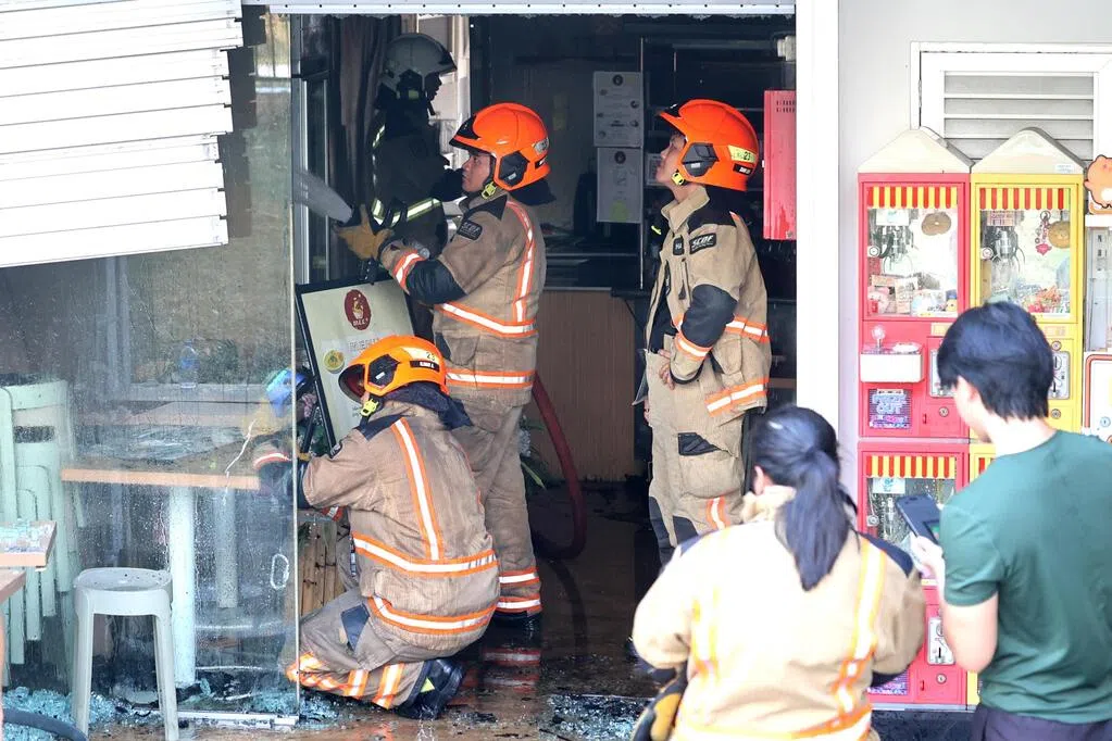 接手半年常跳闸 电箱冒烟淡滨尼餐馆失火
