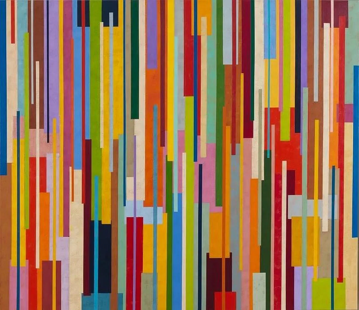 Mucciaccia画廊呈献“颜色与形式之谜”联展，图为Roberto Miniati绘画《热雨的香气》。（图片由画廊提供）
