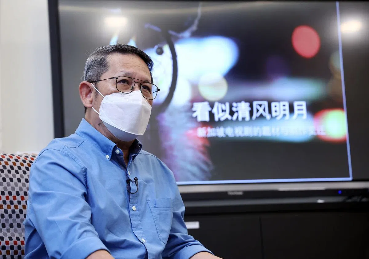 李宁强：本地电视剧在题材与制作上面对困境，如市场、资金、互联网新媒体的竞争，娱乐方式改变及专业人才的流失等。（陈渊庄摄）