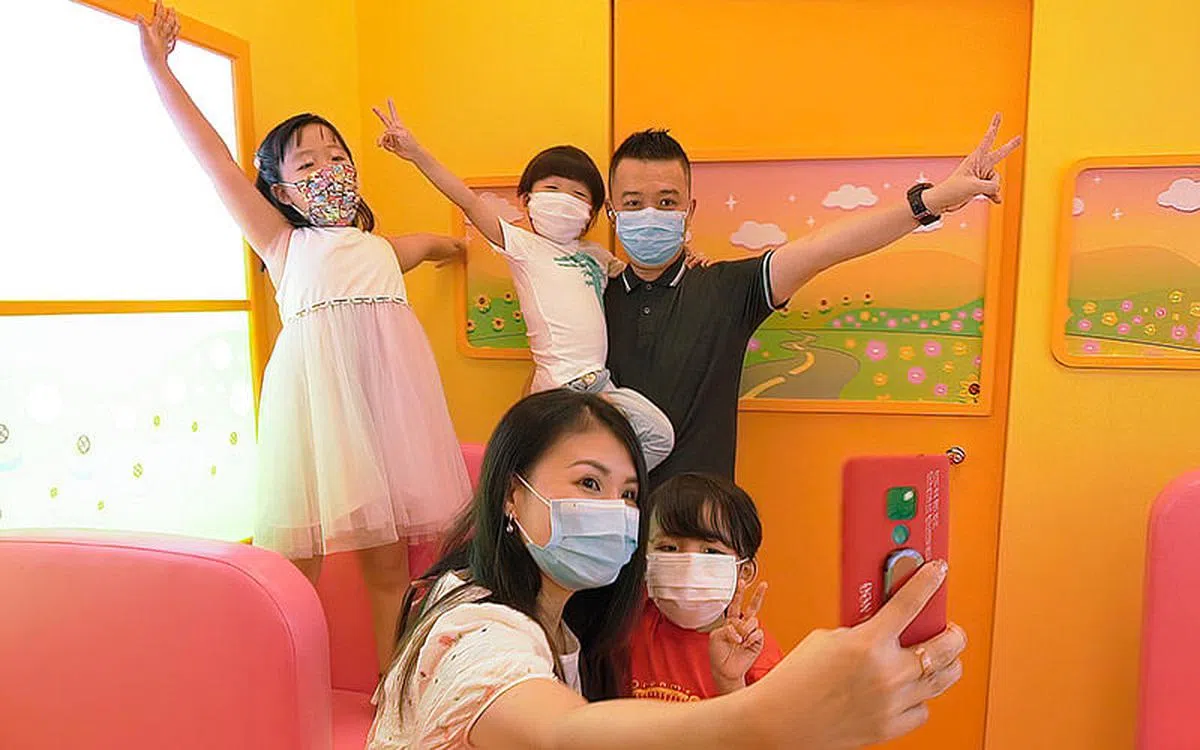 色彩缤纷的探险屋，随处都是IG美图的最佳背景。（图／水獭主题探险屋提供）