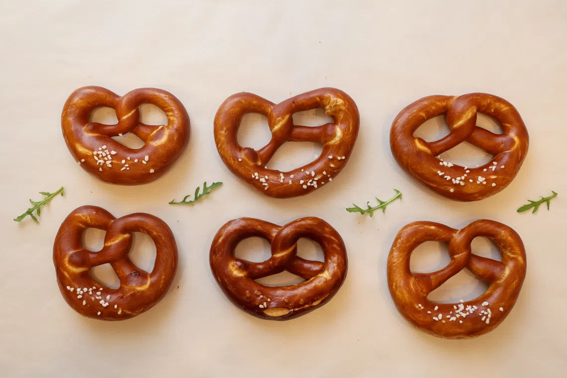 德国碱水面包是德国人的主食。（卓祾祎摄）