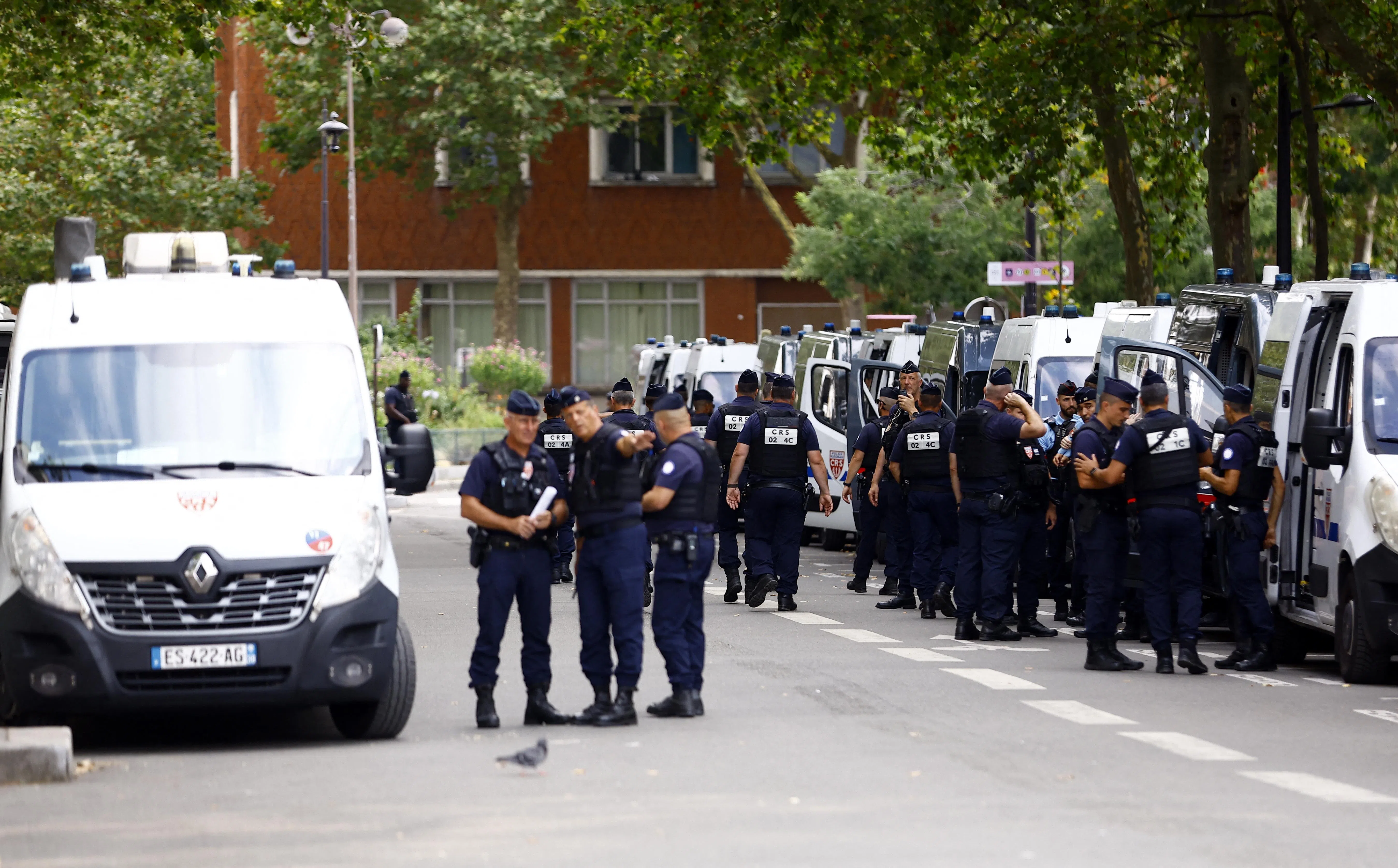 以色列对马里的奥运男足赛场周边保安严密。（路透社）