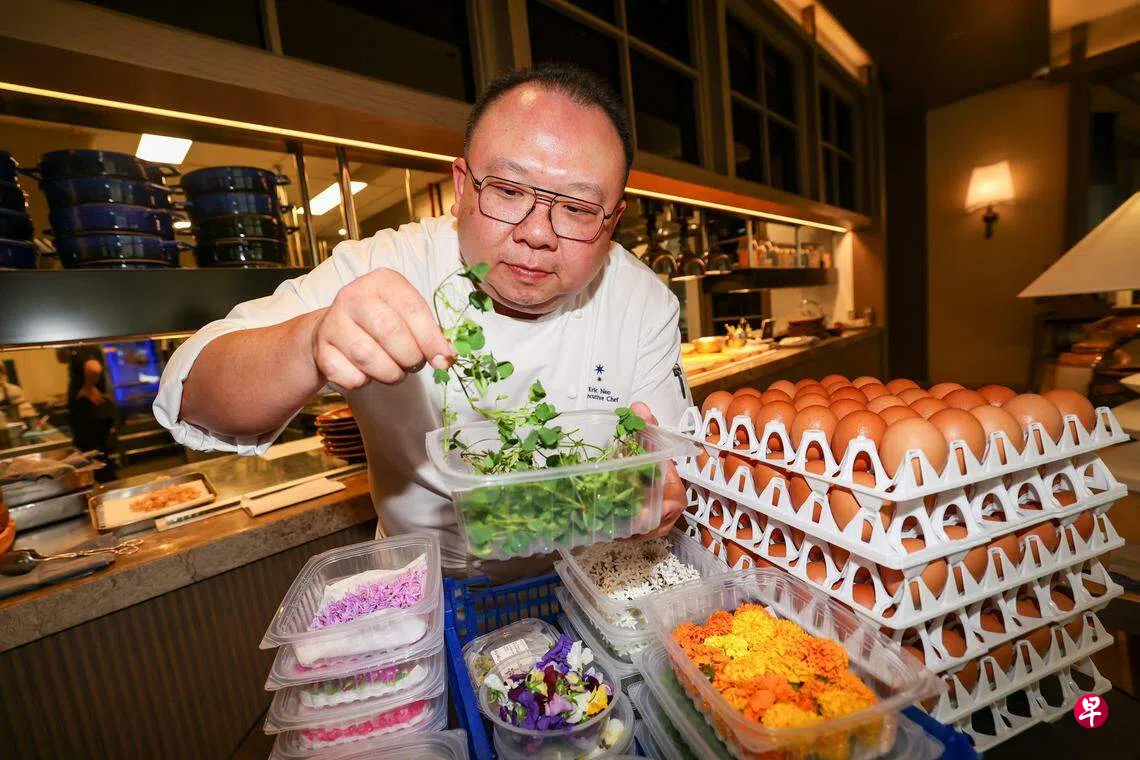 餐饮业者支持本地农产品客制化菜单烹煮招牌菜| 联合早报