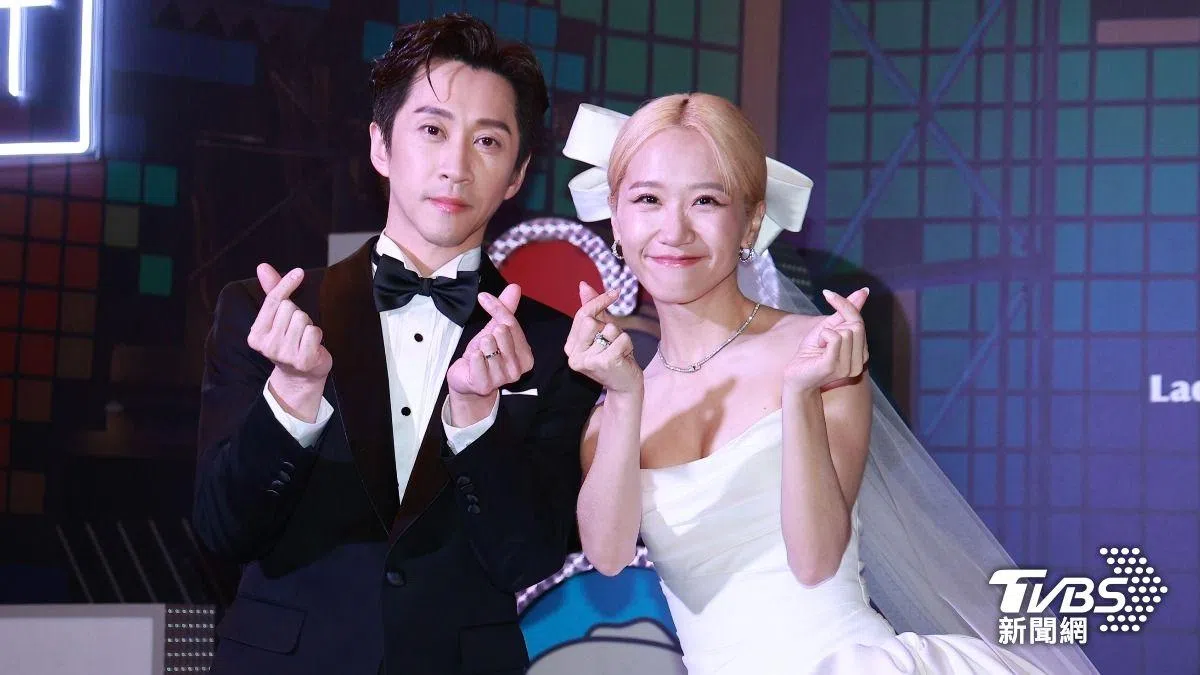 陈汉典与Lulu1月25日在台北文华东方酒店举行婚宴，宴请约650名亲友。（TVBS新闻网）