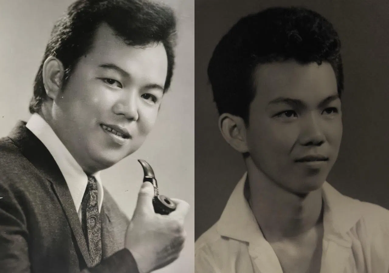 唐琥年轻时模样俊俏。（唐琥家人提供）